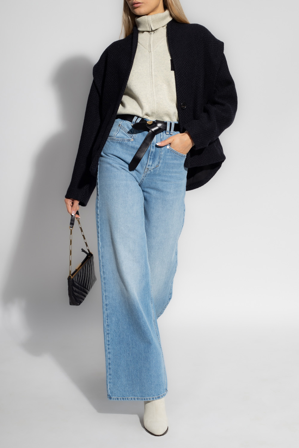 Isabel Marant 'Lemony' jeans | long tank dress Yellow